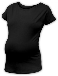 Jožánek Těhotenské tričko s netopýřími rukávy NIKOLA, krátký rukáv - Černá