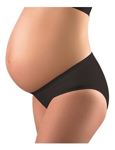 BabyOno Spodní antibakteriální těhotenské kalhotky nízké - Černá