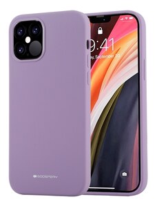 Ochranný kryt pro iPhone 12 Pro MAX - Mercury, Silicone Purple