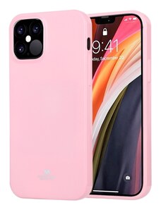 Ochranný kryt pro iPhone 12 / 12 Pro - Mercury, Jelly Pink