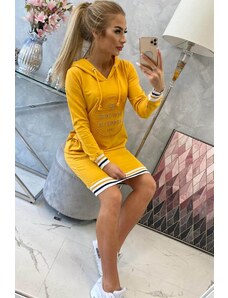 Kesi Šaty mikinové Brooklyn žluté Barva: Žlutá, Velikost: One size