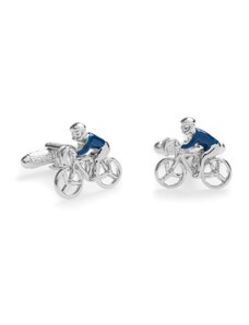 Manžetové knoflíčky Cyklista v modré Avantgard 580-40035