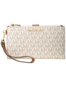 Michael Kors Jet Set Travel Double Zip Vanilla