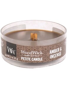 WoodWick Svíčka Petite Amber & Incense, 31 g