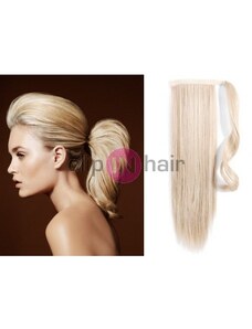 Clipinhair CLIP IN CULÍK 100% LIDSKÉ REMY VLASY 50CM - PLATINA