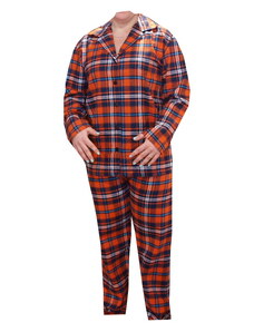 xcena Teplé flanelové dámské pyžamo