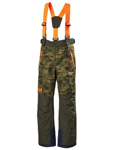 HELLY HANSEN JR NO LIMITS 2.0 PANT Olive AOP