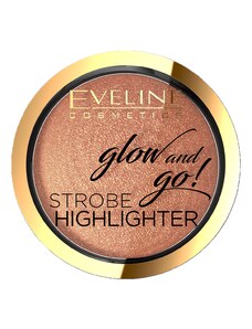 Eveline cosmetics Glow and Go! Rozjasňovač na tvář 02 gentle gold 8,5 g