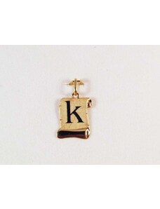 Zlatý přívěs-písmeno K, 132-2004k