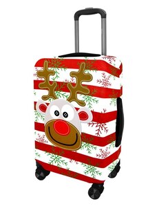KUFRYPLUS Obal na kufr H260 Vánoční sob S