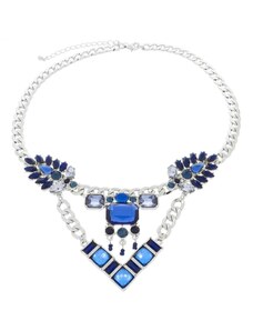GIIL Extravagantní modrý náhrdelník