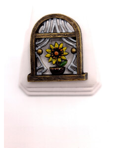 SkloBižuterie-F Brož Květina v okně