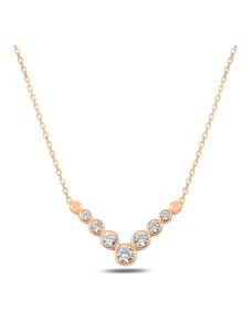 OLIVIE Stříbrný náhrdelník ROSE 4793