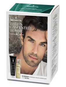 Medavita Lotion Concentrée Homme sprchový šampón 150 ml + tonikum proti padání vlasů 100 ml kosmetická sada