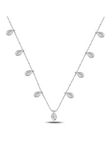 OLIVIE Stříbrný náhrdelník KAPKY 4780