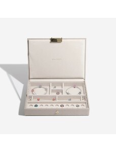 Stackers, Šperkovnice Taupe Classic Charm Jewellery Box Lid | šedobéžová