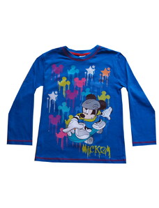 xcena Mickey Mouse trička modré bavlněné