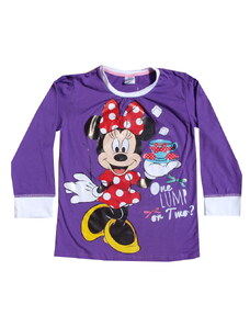 xcena Minnie Mouse trika dívčí fialové