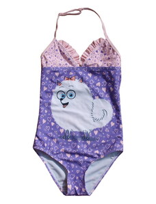 xcena Pets dívčí plavky vcelku fialové