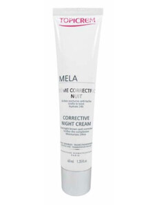 Topicrem MELA Corrective Night Cream - Korekční noční krém 40 ml