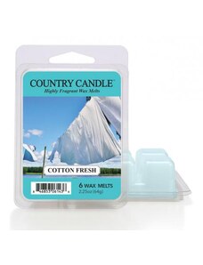 Country Candle Cotton Fresh Vonný Vosk, 64 g