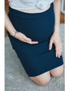 milk & love Těhotenská sukně Tummy Navy