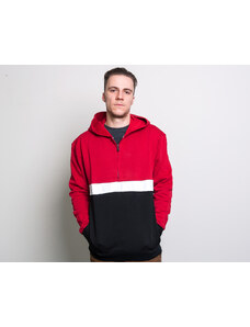 Mikina Guess Isaac HZ Hoodie Red and Black/White F59E
