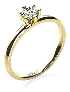 Couple Luxur Zlatý dámský prsten Zoel 6814118 Velikost prstenu: 53