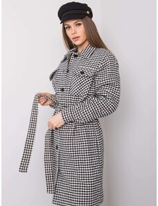 Dámský kabát Fashionhunters Checkered