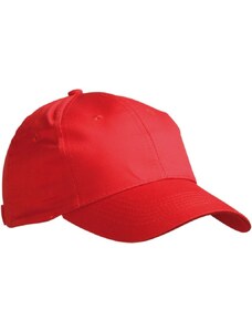 Myrtle Beach Kšiltovka 6 Panel Promo Cap Myrtle Beach (MB004) Červená