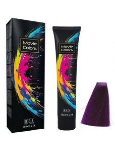 BES Movie Colors Violet - gelová barva na vlasy bez amoniaku 170ml - fialová