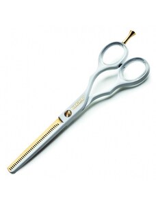 KIEPE Professional Luxury Series 2447 5,5´ White - efilační nůžky na vlasy - bílo zlaté