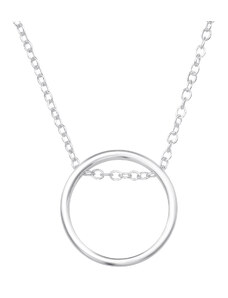 SYLVIENE Stříbrný náhrdelník Circle