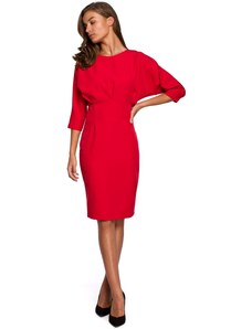 Elegantní šaty Style S242 červené