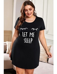 NoName Dámská noční košile pro plnoštíhlé LET ME SLEEP 3XL