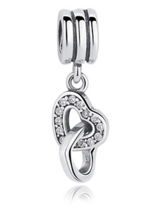 P&J Jewellery Stříbrný visací přívěsek Pouta lásky SB77