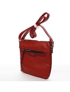 Dámská crossbody kabelka David Jones Mena, červená