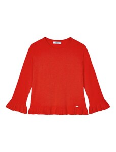 MAYORAL dívčí svetr, červená/oranžová