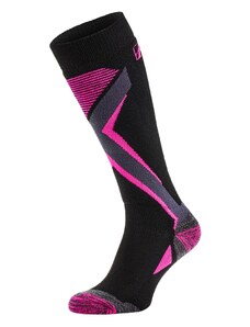 Relax Thunder RSO36B dětské lyžařské ponožky černá/růžová