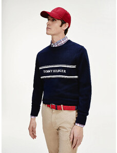 Tommy Hilfiger | Logo svetr | Navy