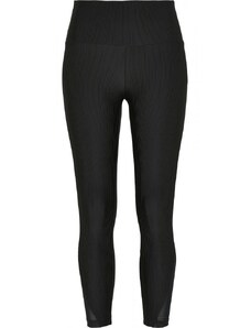 URBAN CLASSICS Ladies High Waist Shiny Rib Pedal Pusher Leggings