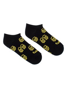 Fusakle Kotníkové ponožky Na zdraví černé