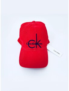 Calvin Klein Calvin Klein Jeans Red stylová kšiltovka s logem CK - UNI / Červená / Calvin Klein