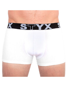 Pánské boxerky Styx sportovní guma nadrozměr bílé (R1061) 4