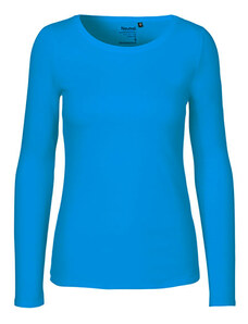 Světle modrá dámská trička s dlouhými rukávy | 20 kousků - GLAMI.cz