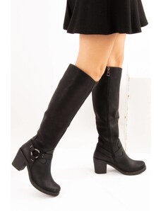 Fox Shoes Black Women's Boots