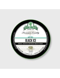 Stirling Soap Company Black Ice mýdlo na holení 170ml