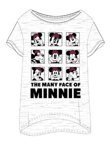 E plus M Dámské triko na spaní Disney - Minnie Mouse - motiv The many face of Minnie