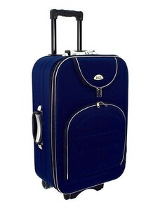 Rogal Tmavě modrý látkový kufr na kolečkách "Movement" - vel. M, L, XL