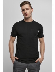 UC Men Základní kapesní tričko z organické bavlny černé